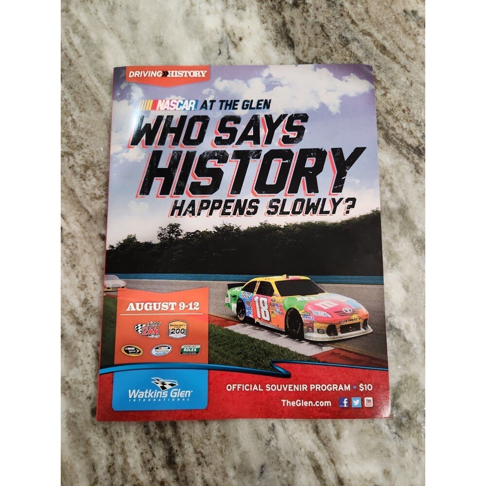 Nascar At The Glen 2012 Official Souvenir Program